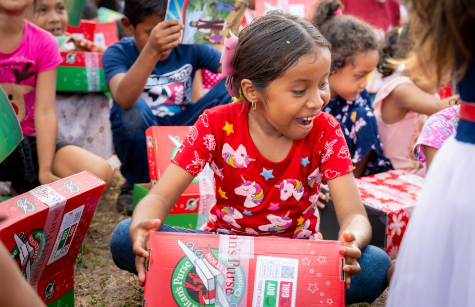 Weihnachten im Schuhkarton